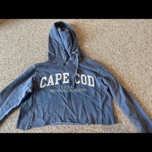 Cape Cod cropped sweatshirt